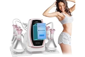 DHQCQL Körperstraffung Schlankheitsmaschine 80K, 5 in 1 Körper Shaper Schönheit Maschine, Ultraschall Kavitation Körper Abnehmen Massagegerät für Fettreduktion, Formgebung und Hautverjüngung