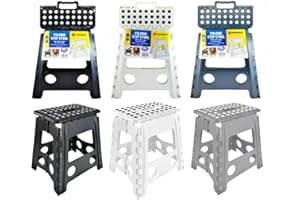 Marksman Quality Tools Folding Step Stool, Assorted colors