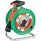 Brennenstuhl Garant G IP44 Gartenkabeltrommel (Kabeltrommel für Rasenmäher mit 23+2m Kabel in rot, Spezialkunststoff…