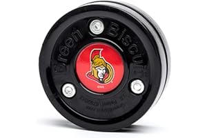 Green Biscuit NHL Teams Original Passing/Handling Training Puck - Off-Ice/Street Hockey Puck