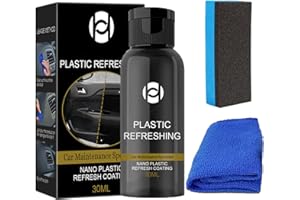 JUSGTPS Plastic Revitalizing Coating Agent, 2023 New Nano Plastic Refreshing Coating, Plastic Parts Refurbish Agent for Car, Automotive Interior Cleaning Agent,Car Restorer Cream Quick Restorer