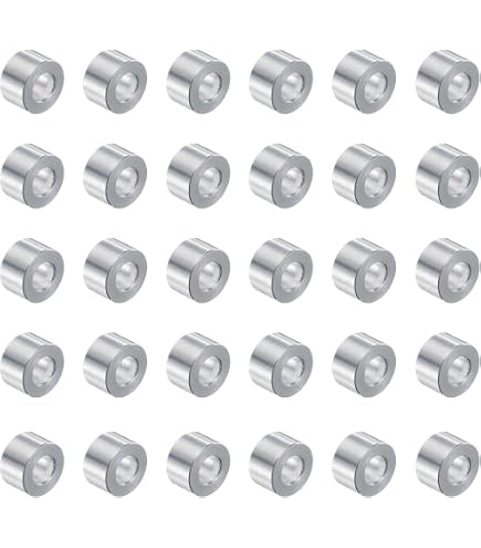Set Di 10 Boccole Distanziatrici In Plastica Nera Per Viti M8 – Lunghezza 15 Mm, Diametro Esterno 15 Mm, Per Montaggi E Fissaggi