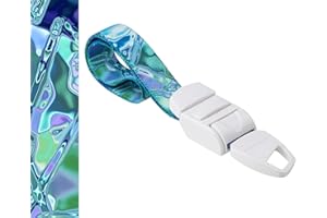 Rolseley - Torniquete médico profesional de liberación rápida y lenta con patrón de cristal azul/verde