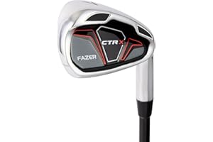 FAZER - CTRX - Mens Alloy Steel Golf Iron - Golf Clubs - Silver - Right Hand