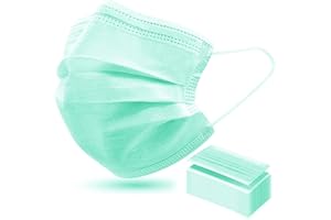 ER-ESTAVEL Type IIR Medizinische Mundschutz | OP Mundschutz | 50 Stück | BFE > 98% | EN14683:2019 | CE Zertifiziert (GRÜN)