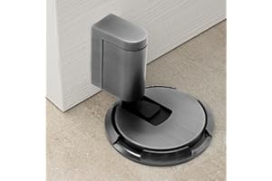 Yiomxhi Türstopper Boden Selbstklebend Schwer Türhalter Tür Stopper ohne Bohren Höhenverstellbarer Türpuffer Wandschutz Türfeststeller mit 3M-Klebeband Schrauben Door Stopper, Grau