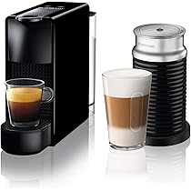 Nespresso Essenza Mini & Aeroccino 3 セット Essenza Mini Piano Black Coffee Machine Bundle | Nespresso