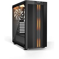 Be Quiet Pure Base 500DX Black, Mid Tower ATX Case, ARGB, 3 pre-Installed Pure Wings 2, Tempered Glass Window