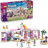LEGO Friends Renkli D&uuml;şler Kafe 42684 &ndash; 6 Yaş ve &Uuml;zeri &Ccedil;ocuklar i&ccedil;in Paisley, Aliya ve Iza Mini Bebekleri ile &Ccedil;eşitli Kafe Ak