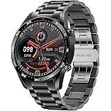 LIGE Smartwatch Herren mit Bluetooth-Anruf, 1.32" Fitness Armbanduhr mit Pulsuhr/Schlafmonitor/Message Notifications/10 Sport