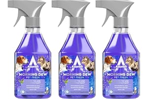 Astonish Vegan Disinfectant Spray, Ready to Use, Virus and Germ Killing, Morning Dew Purple 3 x 550ml
