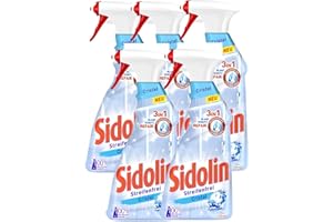 ‎SIDOLIN Sidolin Cristal, Glasreiniger 5xSprühflasche, für einen perfekten Glanz und gegen Mikrorisse (5x500ml)
