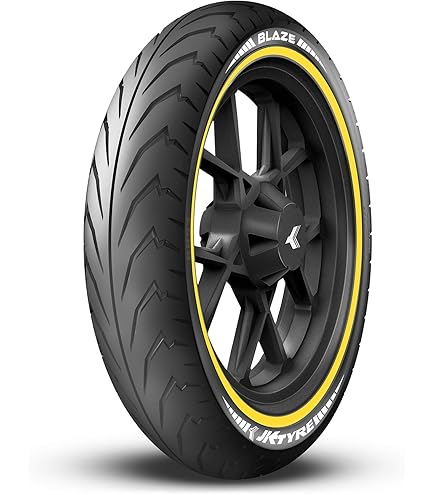 Ceat 80-100-18 Secura Zoom Tubeless Type Front Tyre For Bike,Black