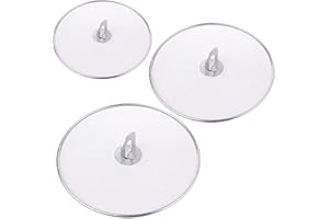 STOUCLA Spritzschutz, Edelstahl Spritzschutz Für Pfannen, Multifunktionale überkochschutz Pfannendeckel mit Klappgriff, Öl und Wasser Proofing Deckel für Küchen Bratpfanne(25cm, 29cm, 33cm)