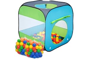 LittleTom Tienda de Campaña Juguete Pop-up 70x70x72cm Incl 200 Bolas de Color