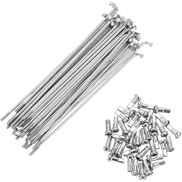36x 294mm Black WheelSmith 2/1.7 StainlessSteel Bicycle Spokes 12mm