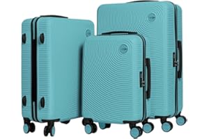 CABIN GO 5513 - Set di 3 valigie - bagaglio a mano da 55 cm, valigia media da 65 cm, valigia grande da 76 cm, in ABS rigido