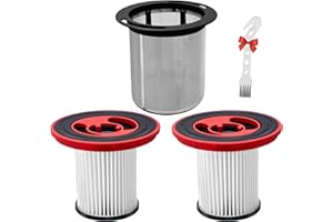 CHUANCHENG 12040193 Filter for Bosch Unlimited Series 7 Cordless Vacuum Cleaners BKS711XXL, BBS711W, BBS712A, BCS711GB, BKS711MALL Washable HEPA filters with Stainless Steel Pre-filter