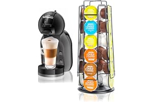 MaxMiuly Porta capsule girevole per cialde di caffè Dolce Gusto, dispenser di capsule rotante per 24 capsule Dolce Gusto, supporto per capsule di caffè, accessorio nero durevole (Dolce Gusto Pod
