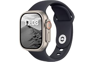 DONEGANI SB Correa Deportiva Compatible para Apple Watch series Ultra 9 8 7 6 5 4 3 2 1 SE 49mm 45mm 44mm 42mm 41mm 40mm 38mm Pulsera Strap color Medianoche