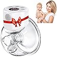 Hand Free Breast Pump, MOM--cozY S12 Same model LED Display Wearable Breast Pump, Portable Electric Breast Pump, 2 modes and 9 levels - 24mm