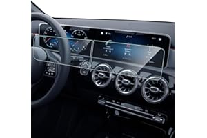 LANTU HD-Serie 9H Schutzfolie 10,25 Zoll für Mercedes Benz A Klasse W177/V177, B Klasse W247 2019-2025 und EQA/EQB/EQC 2022-2025 Displayschutzfolie Anti-Kratzen Screen Protector