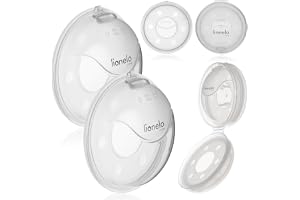 LIONELO Milky Plus Bröstmjölksuppsamlare 2 st x 40 ml | Med Etui & Bekväma Bröstkupor | BPA-fri & Steriliserbar | Diskreta Mjölkuppsamlingskoppar för Amning, Samlar Upp Mjölk utan Spill