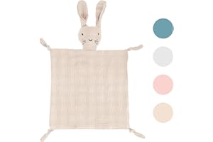 Lookka Baby Comforters Blanket, Soothing Towel For Baby, Baby Comforters Rabbit Baby Blanket, Infant Toddler Cuddle Snuggle Toy Blankets for Nursery Strollers, Car Seats, Cribs