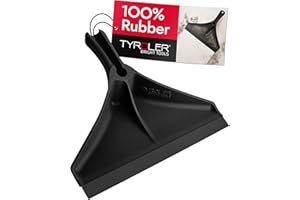 TYROLER BRIGHT TOOLS Tyroler | 30cm Natural Rubber Dustpan | Stand Up Design | Fits Any Broom/Hand Brush | Flexible and Lighweight | Hands-Free Sweeping
