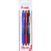 Pentel ENERGEL 0.7 mm Likit Roller Kalem Siyah/Mavi/Kırmızı 3'l&uuml; set