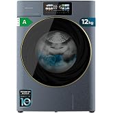 Cecotec Bolero DressCode 12950 Autodose Direct Drive 3D Titanium Washing Machine 12 kg Front Load. 1400RPM, 13 Programs, Moto