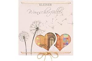 Frexpor Wunscherfüller Geldgeschenke Verpackung Grußkarte, coole Geldgeschenk für Geburtstag, Jugendweihe, Hochzeit, Konfirmation, Kommunion, sowohl für Männer als auch für Frauen
