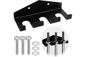 LIYIJIKEJI Supporto per Bilanciere da Parete, Rack da Palestra Montato Verticale, Gancio da Parete per Bilanciere Olimpici da Appendere, Rack da Parete Salvaspazio per Organizzatore Bilanciere