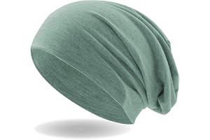 Hatstar® Classic winter women's beanie hat, men's jersey long beanie, winter hat, unisex, light and soft