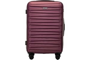 WITTCHEN Skyspeed Line Hard Shell Suitcase ABS Trolley Suitcase Combination Lock Telescopic Handle 4 Wheels, Maroon SAS/Ryana