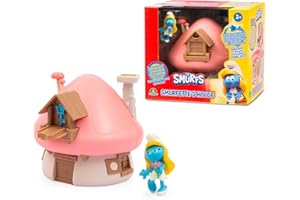 GIOCHI PREZIOSI Les Schtroumpfs, Maison Magique avec 1 Figurine 5,5 cm, Accessoires Inclus, Modèle Schtroumpfette, pour Les Enfants dès 3 Ans, PUF201