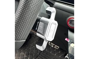 FUEISOF Lenkrad Schalter Knopf Abdeckung Blende für Hyundai Santa Fe MX5 2024 2025 Tucson NX4 2024 2025 Kona SX2 2024 2025 Schaltwippe Trim (Silber Farbe)