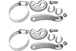 Wjelet Juego de 2 brazos de par para bicicleta eléctrica, brazo de par para bicicleta eléctrica resistente, kit de conversión de brazo de par universal para bicicleta eléctrica, amplificador de caída