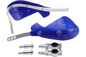 ‎GOOFIT GOOFIT 7/8" Lenker Protektor Handschutz Gruppe mit Aluminium Legierung Hebel Ersatz für Kawasaki Suzuki Motocross Motorrad Pitbike Dirtbike ATV Blau