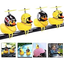 Campanello Per Bicicletta A Forma Di Anatra - 2 Pezzi Decorativi Con Suono Divertente, Giallo - Foto 14