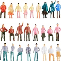 60 pièces/ensemble Modèles de * pour Trains à l'Échelle 1:87 en ABS et Plastique * – Couleurs Variées et Postures Assorties, Idéal pour Maquettes Architecturales et Scènes Miniatures 60 pièces/ensemble Modèles de * pour Trains à l'Échelle 1:87 en ABS et Plastique * – Couleurs Variées et Postures Assorties, Idéal pour Maquettes Architecturales et Scènes Miniatures