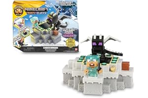 TREASURE X - Minecraft Ender Dragon, dragón y personaje del videojuego, Mine & Craft, 20 niveles de aventura, descubre el tesoro dorado TX, niños y niñas +4 años, Famosa (TRR58110)