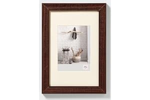 walther design Noce 30 x 40 cm con passe-partout, Cornice in Legno per la casa HO040N