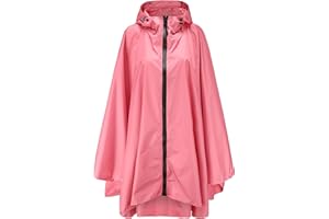 NUUR Regenponcho Damen Unisex Regencape Wasserdicht Festival Regenmantel Wiederverwendbar Rain Poncho Hiking Cycling Outdoor Mehrzweck Regenjacke mit Kapuze