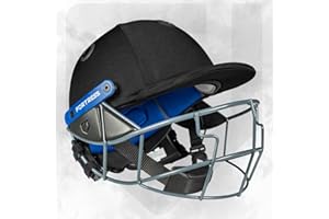 FORZA FORTRESS Pro STL Cricket Helmet - Proffesional Grade Cricket Helmet For Junior, Youth & Senior Players | 3 Sizes | Adjustable Cricket Helmets | 4 Colour Options