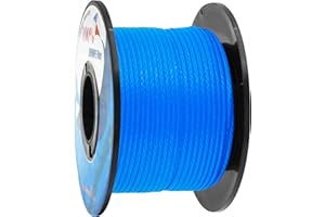 emma kites 100% UHMWPE Braided Cord 100Ft High Strength Low Stretch Utility Cord Guy Ropes 0.5mm ~ 4.8mm for Tent Guyline Tarp Hammock Ridgeline Fishing Line 100Lb ~ 5500Lb with 4 Colours