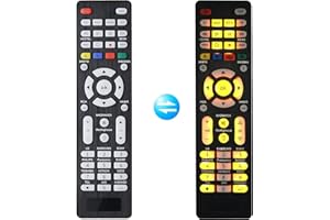 FOXRMT Remplacement Telecommande Universelle pour TV LG/Samsung/Sony/Toshiba/Sharp/Hitachi/TCL/Sanyo/Philips/Panasonic Smart TV avec rétro-éclairage
