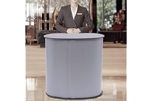 WSIKGHU Faltbare Ladeneinrichtung Rezeption Ladentheke Ladentresen Empfangstheke Empfangstresen Bürotresen Büromöbel Rezeption Messestand Verkaufstisch Verkaufstheke Kassentisch 40×90×90CM