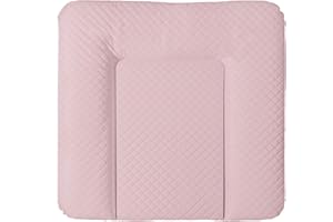 Ceba Baby® Wickelauflage - weiche Wickelunterlage - Baby Wickeltischauflage - 75x72 cm - Abwaschbar - OEKO-TEX® Standard 100 - Made in EU - Pink - 75 x 72 cm