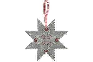 HI-TACK Trimits Christmas Felt Decoration Kits, 12.5 x 13cm, Nordic Snowflake GCK168